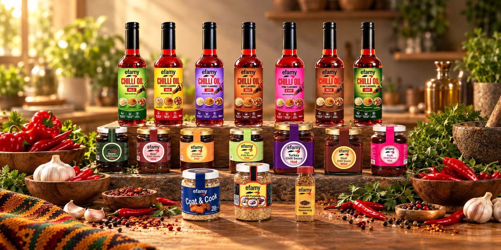 The Efamy range